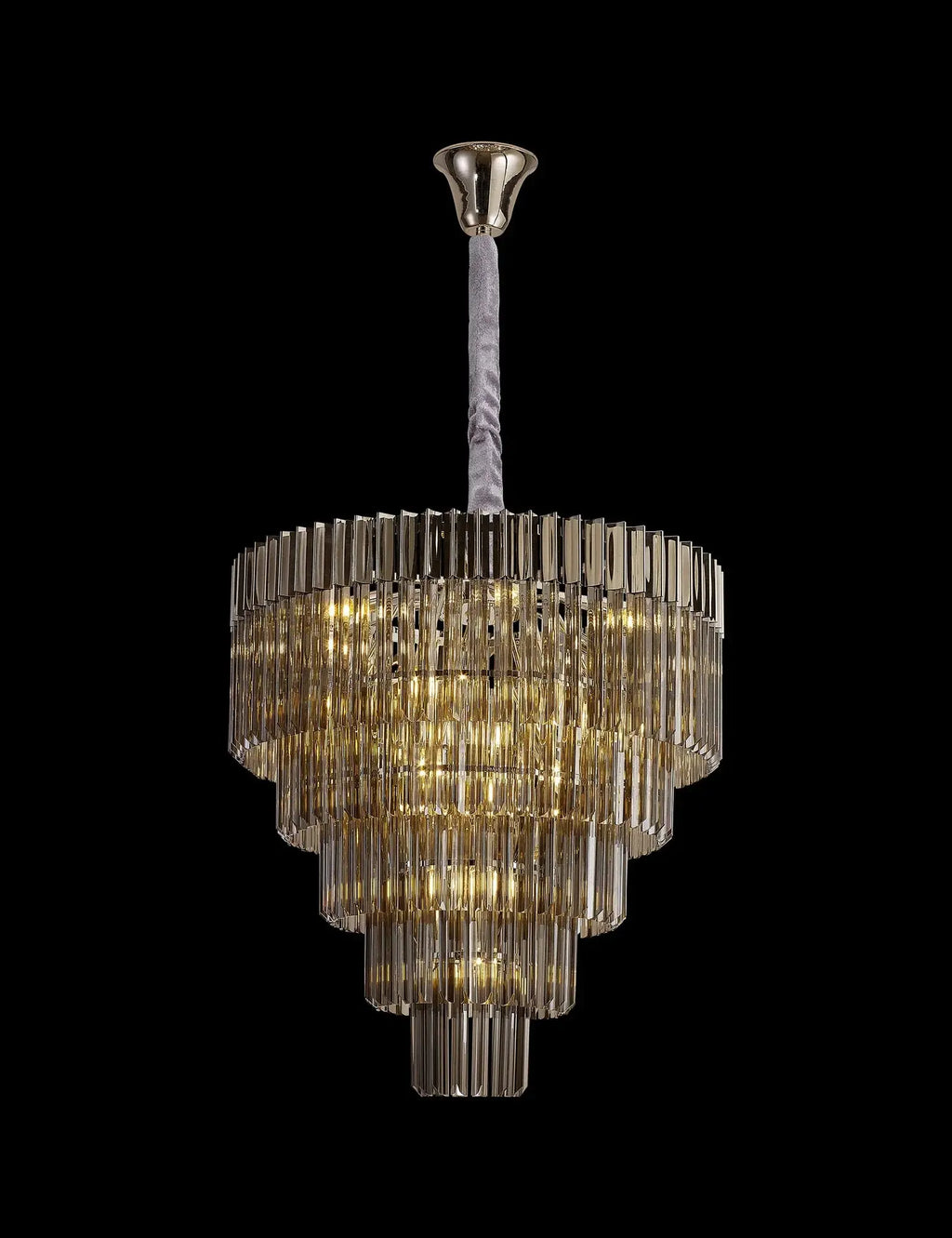 Kiera 19 Light Round Sculpted Glass Pendant Home Store Living