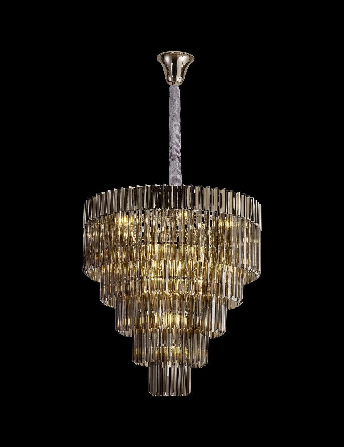 Kiera 19 Light Round Sculpted Glass Pendant Home Store Living