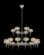 Brantley 2-Tier Crystal Ceiling Light Home Store Living