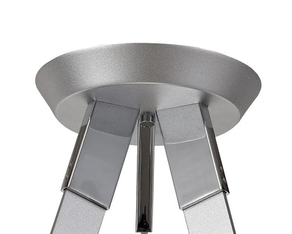 Chloe 3 Light Semi Flush, 3 x 12W LED, 3000K, 2880lm, Silver/Polished Chrome, 3yrs Warranty Home Store Living