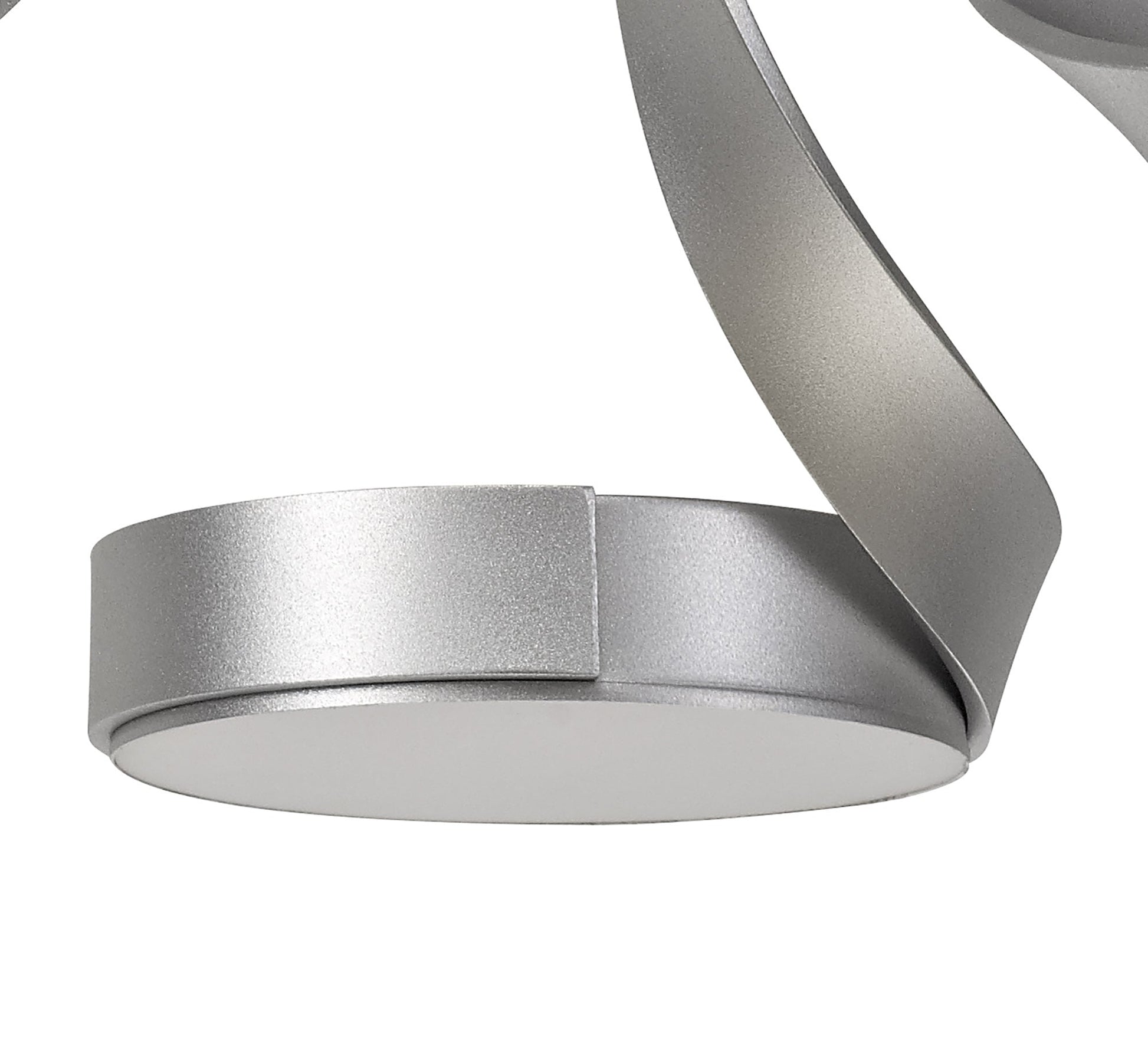 Chloe 3 Light Semi Flush, 3 x 12W LED, 3000K, 2880lm, Silver/Polished Chrome, 3yrs Warranty Home Store Living