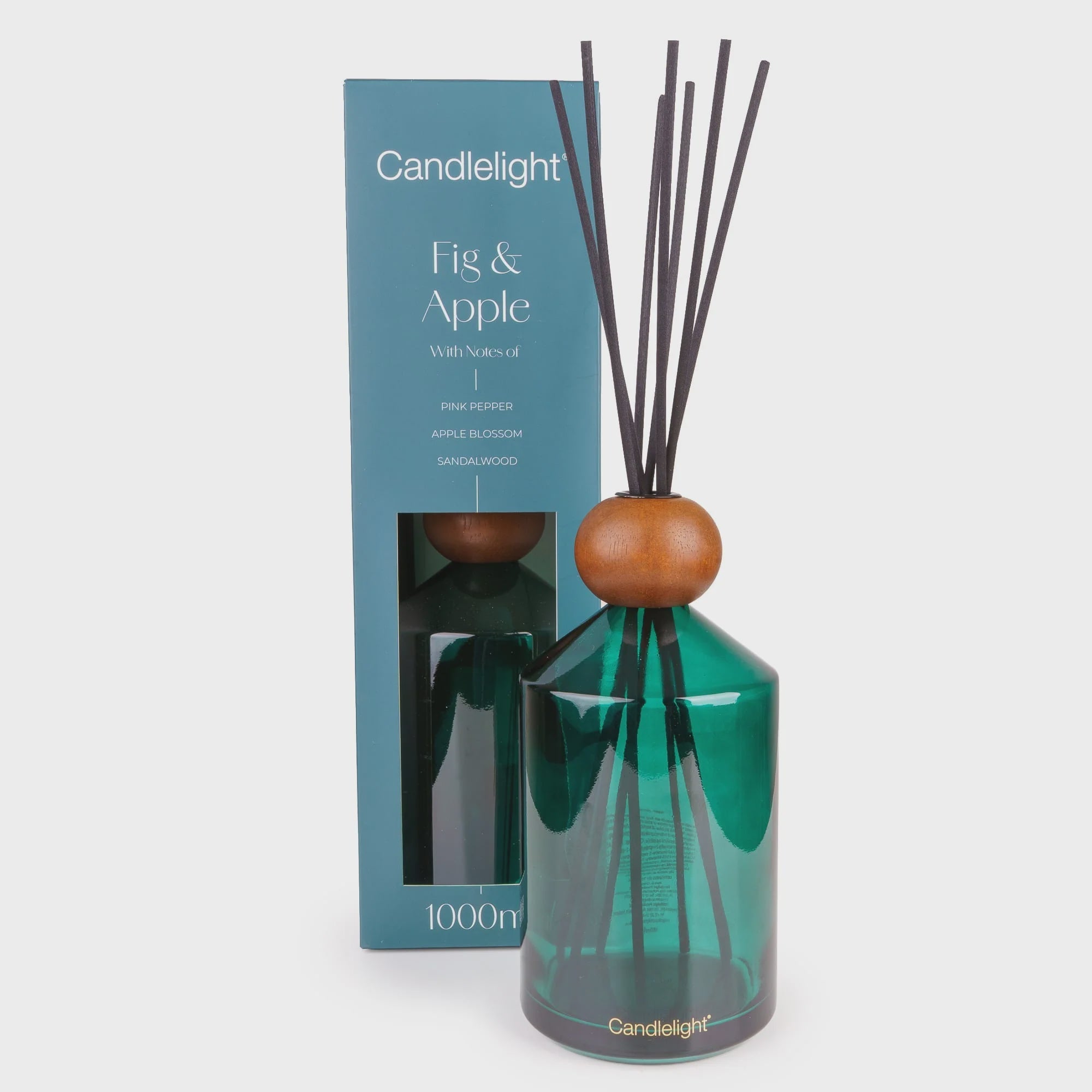 1000ml Reed Diffuser Geometric - Fig & Apple candlelight