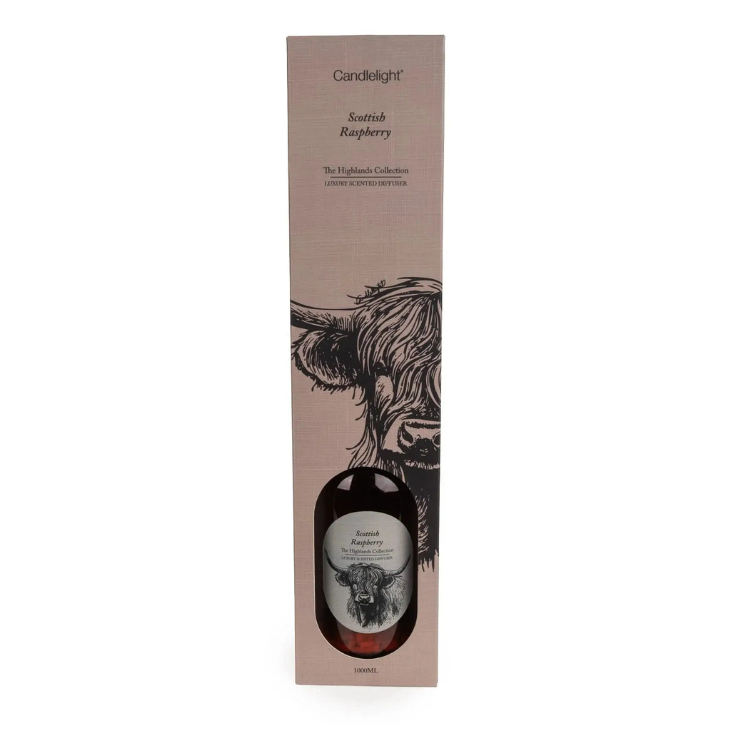 1000ml Reed Diffuser - Scottish Raspberry candlelight