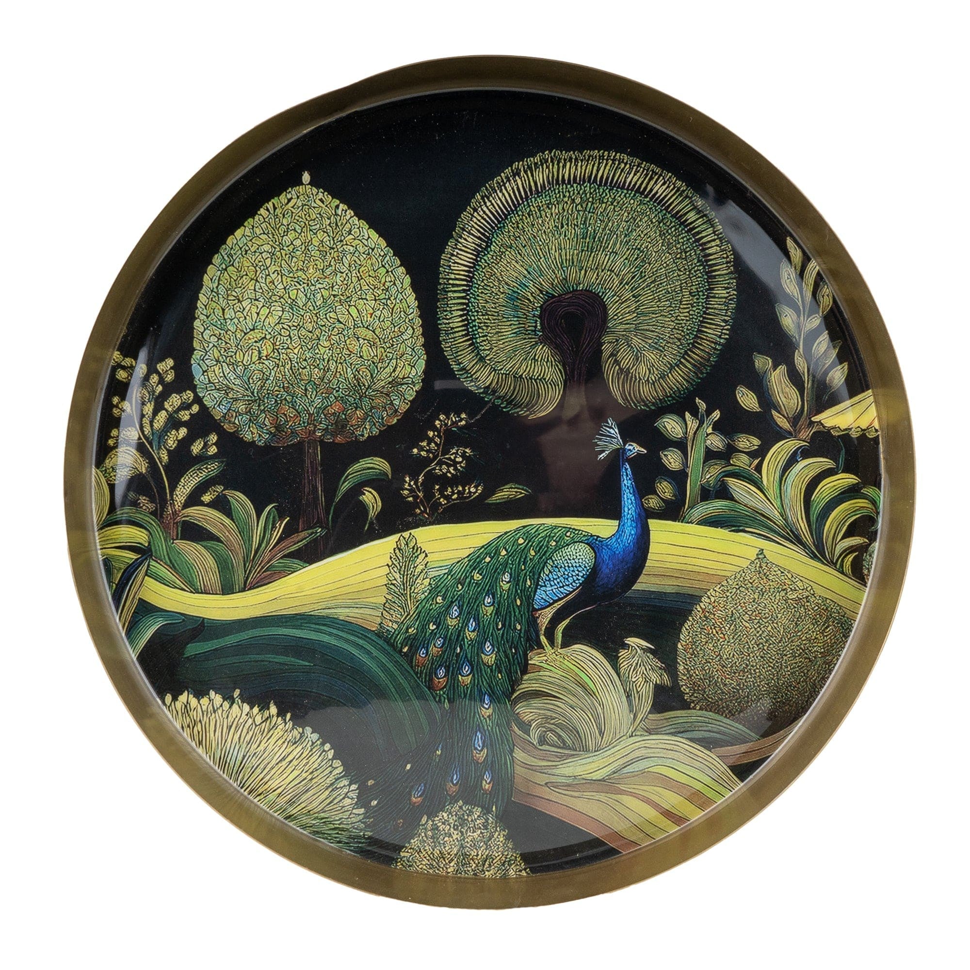 Metal Tray - Bukhara candlelight