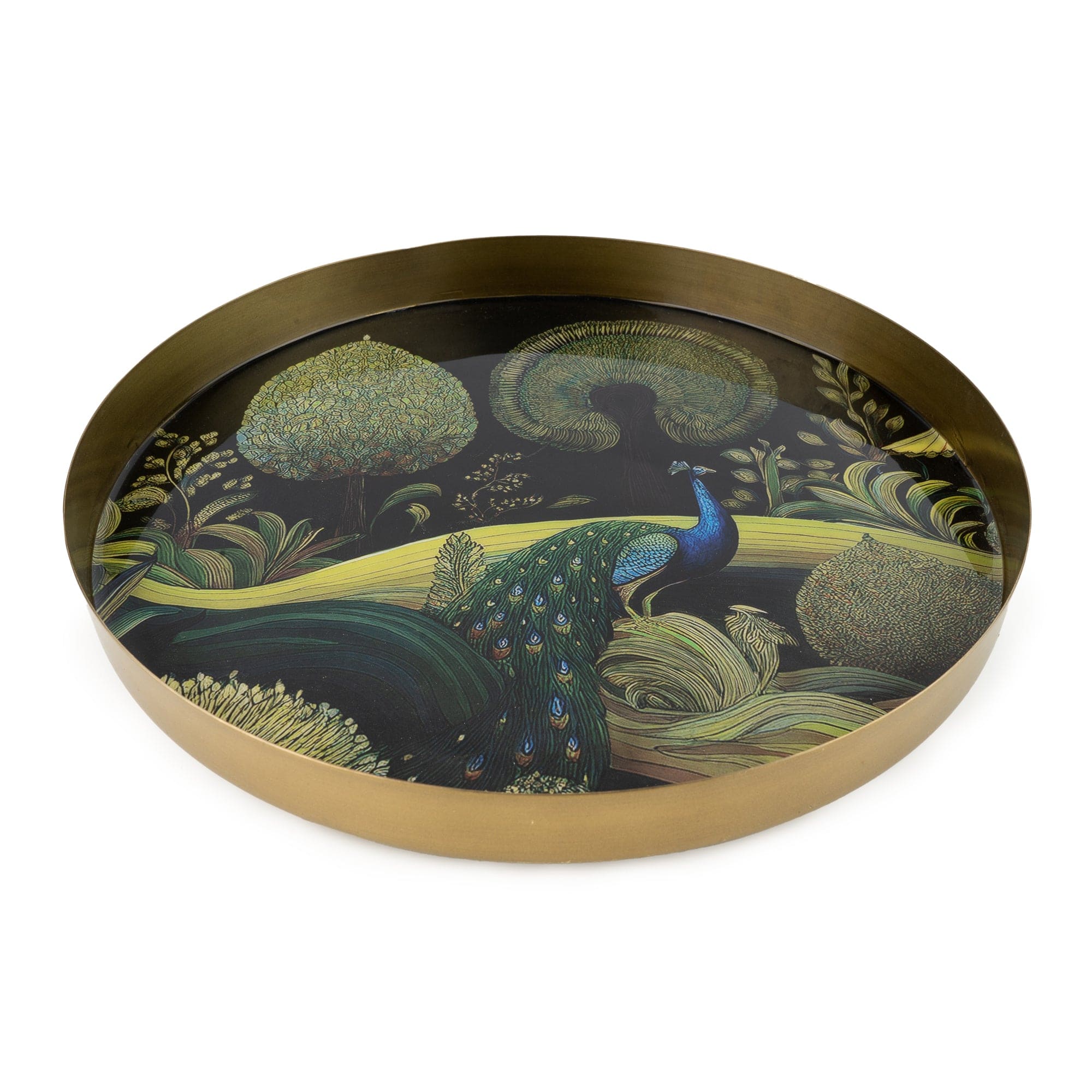 Metal Tray - Bukhara candlelight