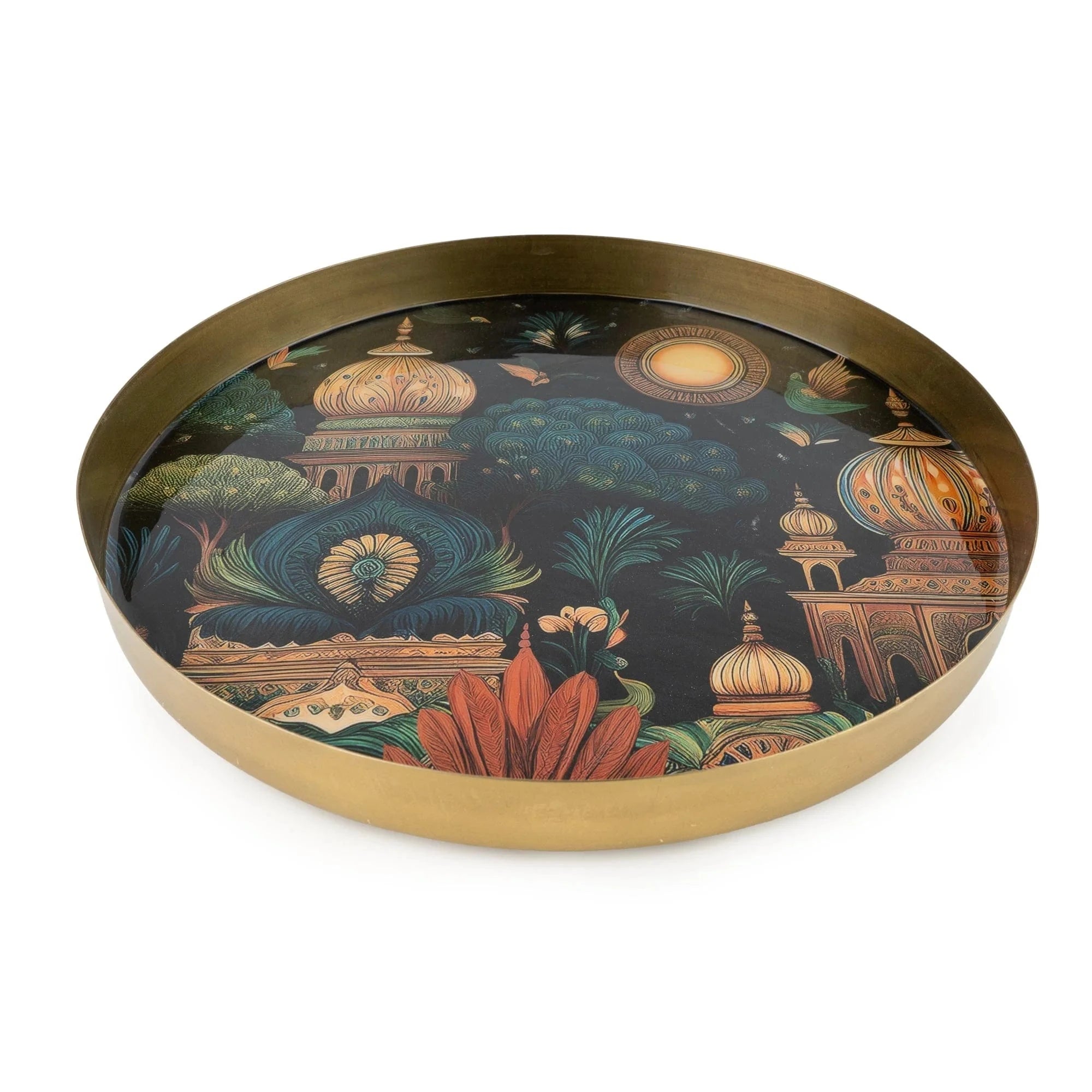 Metal Tray - Jaisalmer candlelight