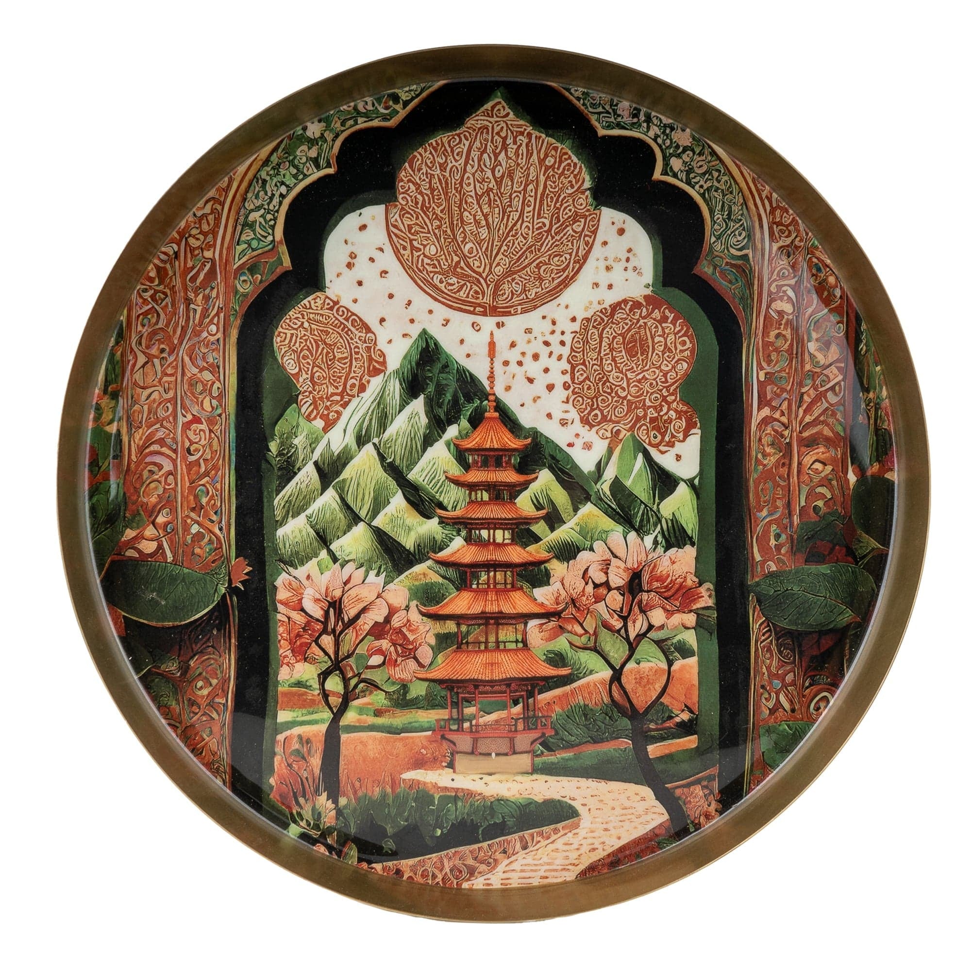 Metal Tray - Samarkand candlelight