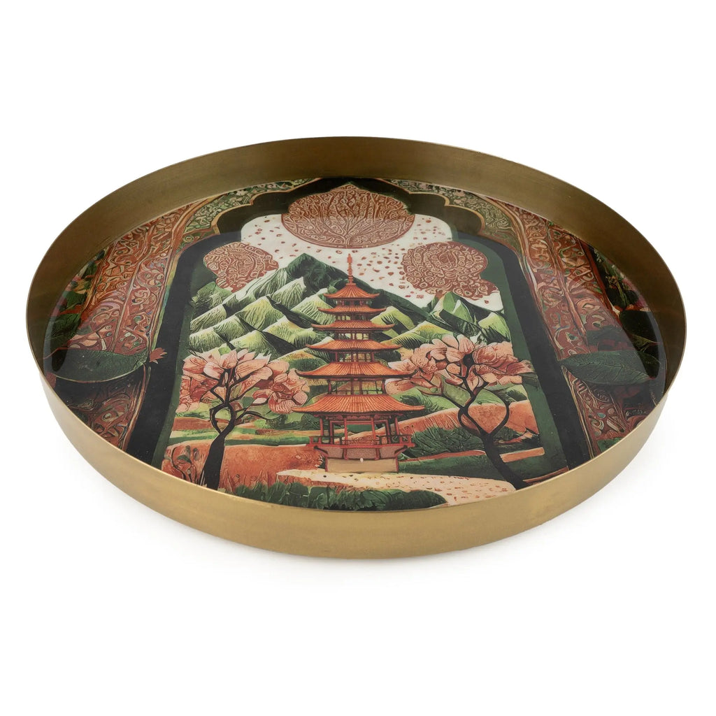 The Silk Road Collection - Samarkland 32cm Decorative Tray candlelight