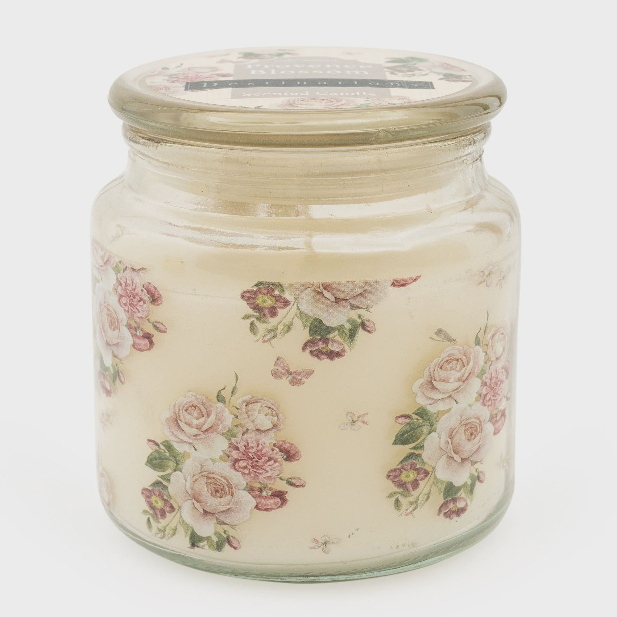 Provence Blossom Lidded Candle Jar Parisian Window Scent candlelight