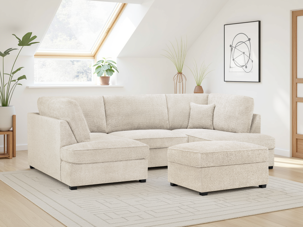 Carnaby U-Shape Corner Sofa Home Store Living