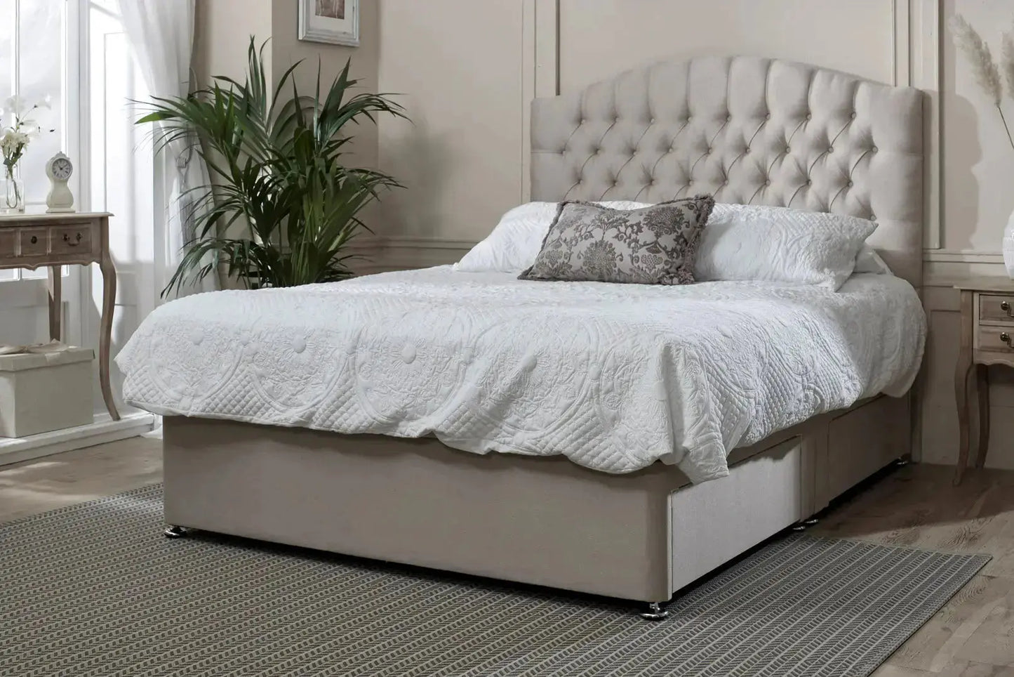 Leonie Floor Standing Headboard Home Store Living