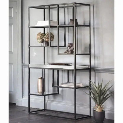 Penelope Open Display Unit Black Home Store Living