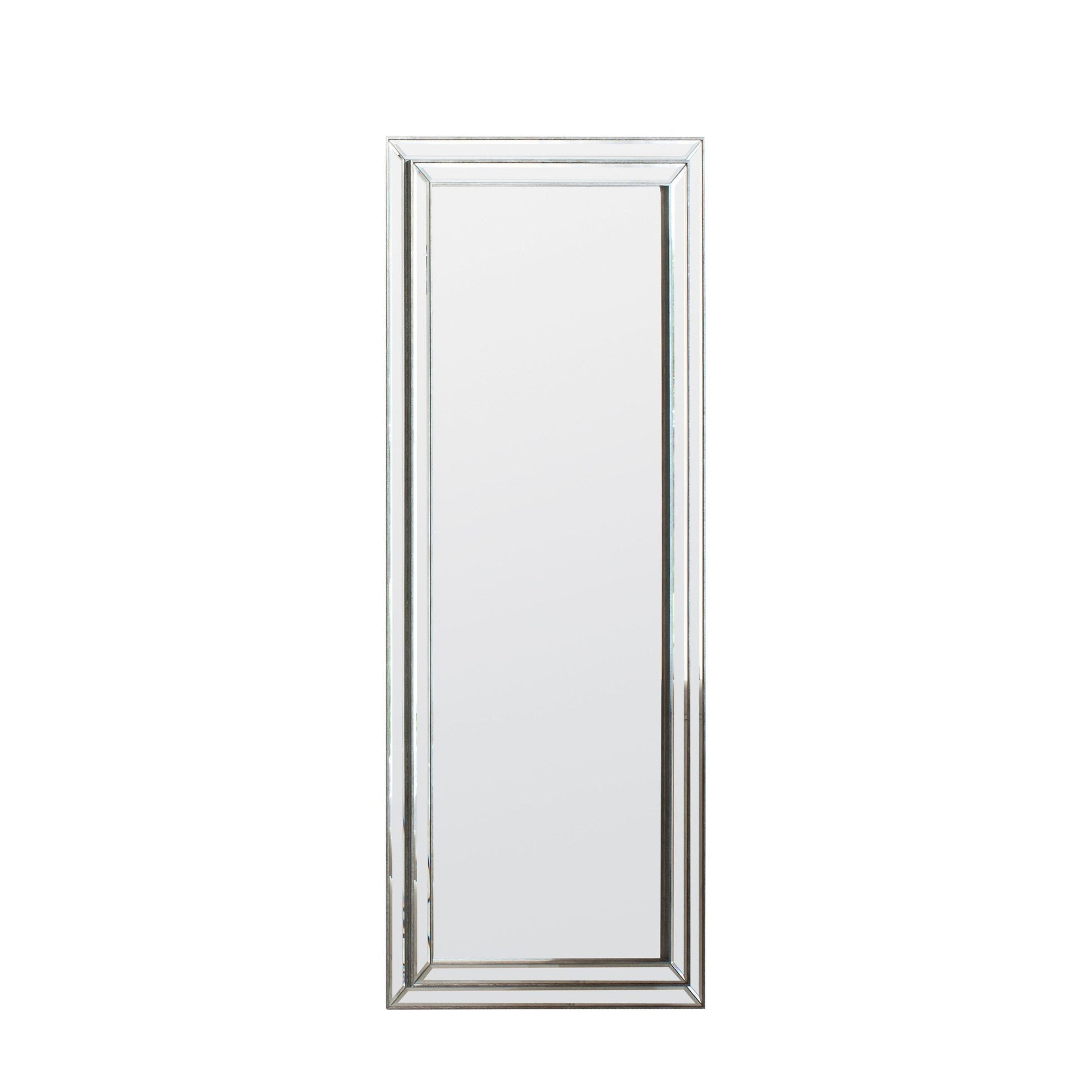 Chambery Leaner Mirror Pewter 1550x685mm Home Store Living