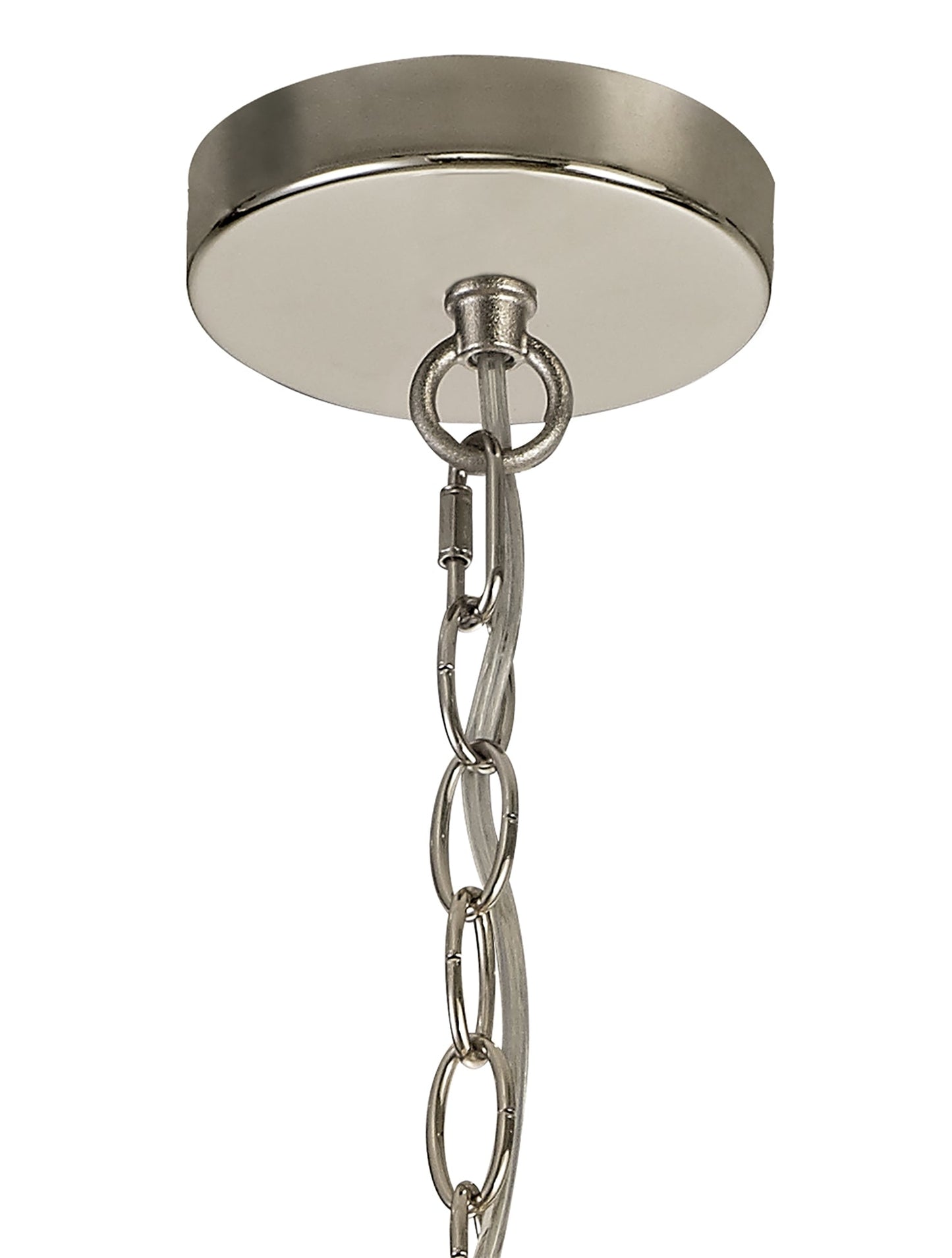 Claire Polished Nickel Hanging Pendant Light Home Store Living