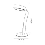 Chloe Table Lamp, 1 x 10W LED, 3000K, 800lm, Silver/Polished Chrome, 3yrs Warranty Home Store Living