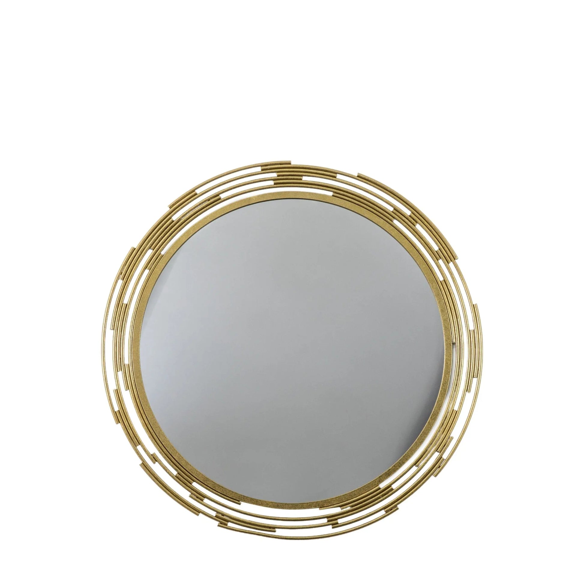 Cristo Mirror Gold 800x25x800mm Home Store Living