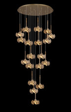 Brantley Crystal Round Pendant Ceiling Light Home Store Living
