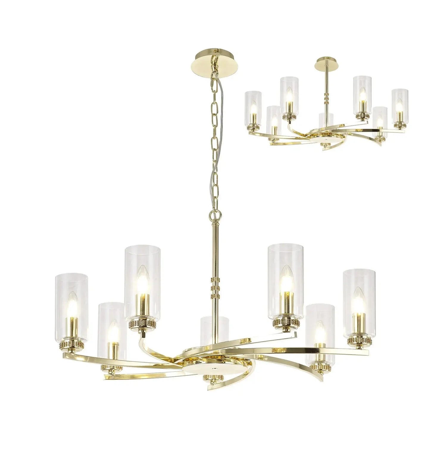 Dylan Pendant/Semi Flush Adjustable Ceiling Light Home Store Living