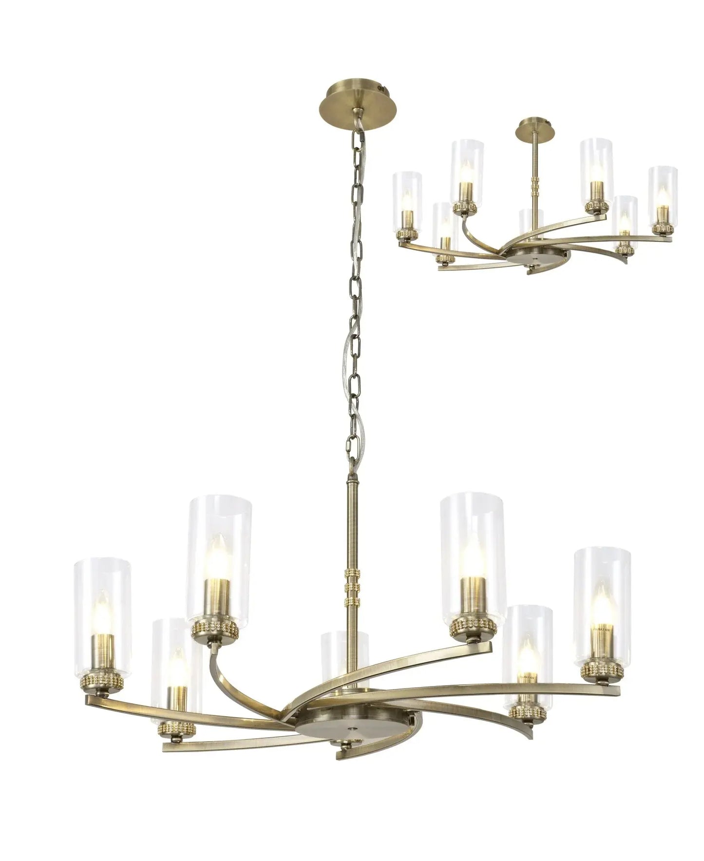 Dylan Pendant/Semi Flush Adjustable Ceiling Light Home Store Living