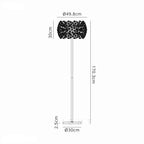 Brantley 8 Light Crystal Floor Lamp Home Store Living