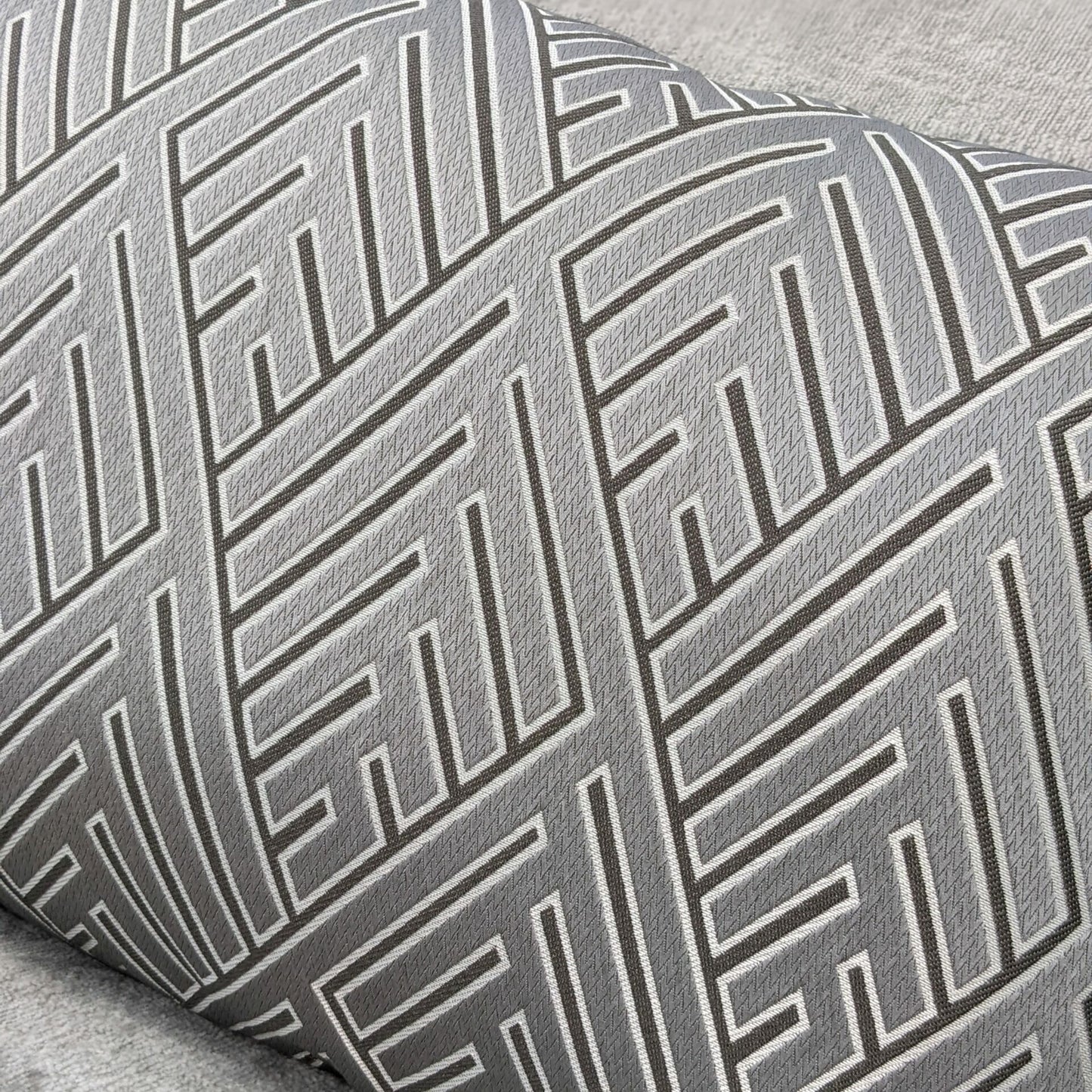 Demeter Geometric Rectangular Cushion in Moonlight Home Store Living