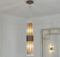 Colmar Antique Brass Finish Pendant RV Astley