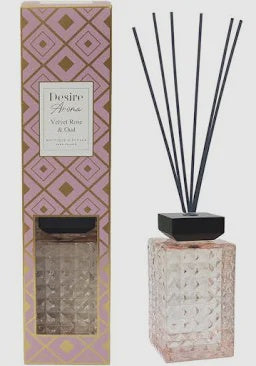 2L VELVET ROSE & OUD CUT GLASS DIFFUSER