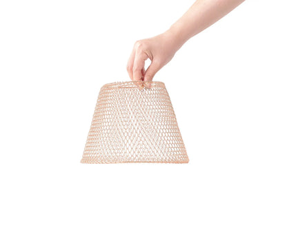 Ella, 21cm Non-Electric Rose Gold Adjustable & Flexible Shade Home Store Living