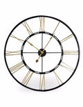 Large Black And Gold Iron Skeleton Clock Home Store Living