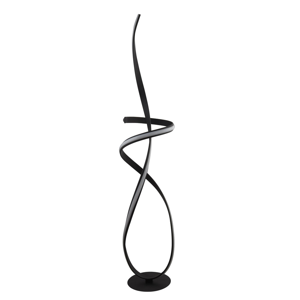Fraser Sand Black Metal Floor Lamp Home Store Living