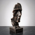 90cm Bronze Col. Face Statue Indoor And Outdoor sil interiors