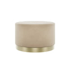 Lara Vintage Footstool and Pouffe with Gold Base LPD