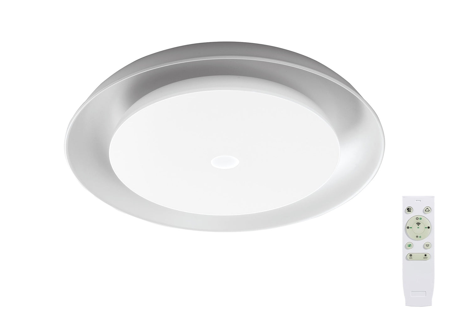 Fenix Ceiling, 1 x 36W LED RGB, Tuneable White 3000K-6000K, 1800lm, 10W Speaker, Bluetooth/Remote Control/App Control, 3yrs Warranty Home Store Living