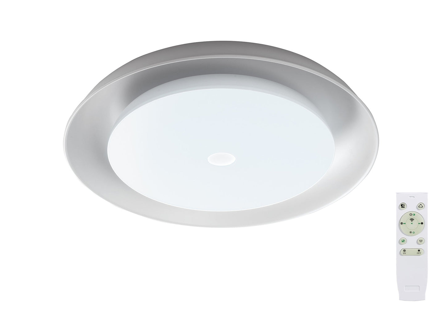 Fenix Ceiling, 1 x 36W LED RGB, Tuneable White 3000K-6000K, 1800lm, 10W Speaker, Bluetooth/Remote Control/App Control, 3yrs Warranty Home Store Living