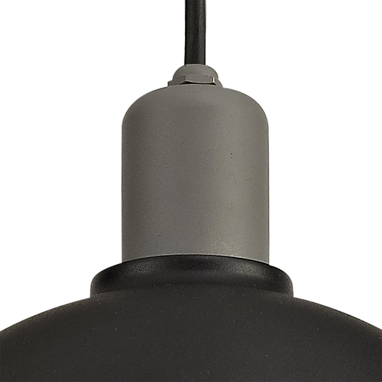 Gala Pendant, 1 Light E27, IP65, Matt Black/Grey, 2yrs Warranty Home Store Living