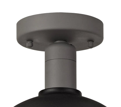 Gala Ceiling, 1 Light E27, IP65, Matt Black/Grey, 2yrs Warranty Home Store Living