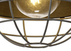 Gala Ceiling, 1 Light E27, IP65, Matt Black/Grey, 2yrs Warranty Home Store Living