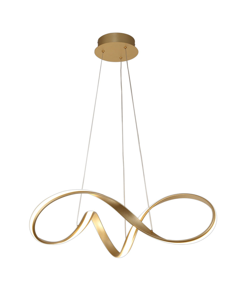 Branson (4LT323B) 76cm Dimmable Medium Pendant Sand Gold Inspired Lighting