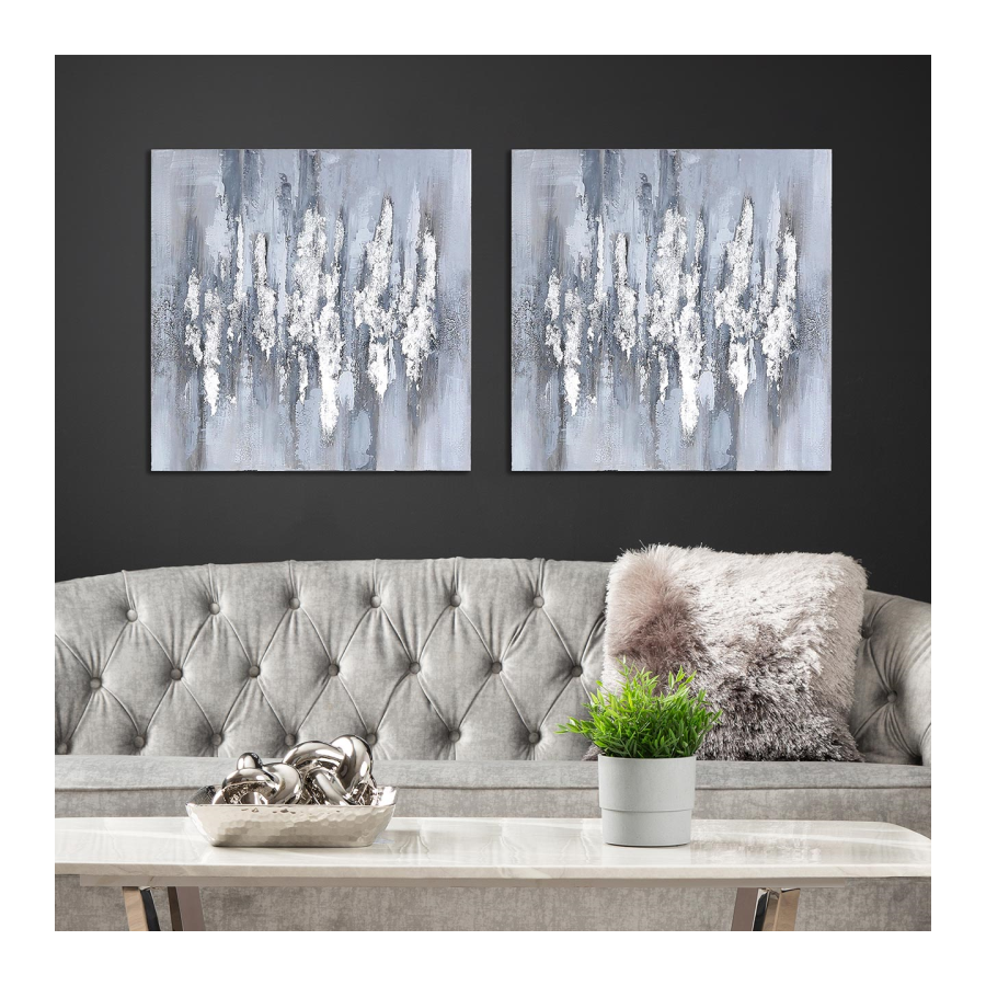 Grey and Silver Canvas CIMC