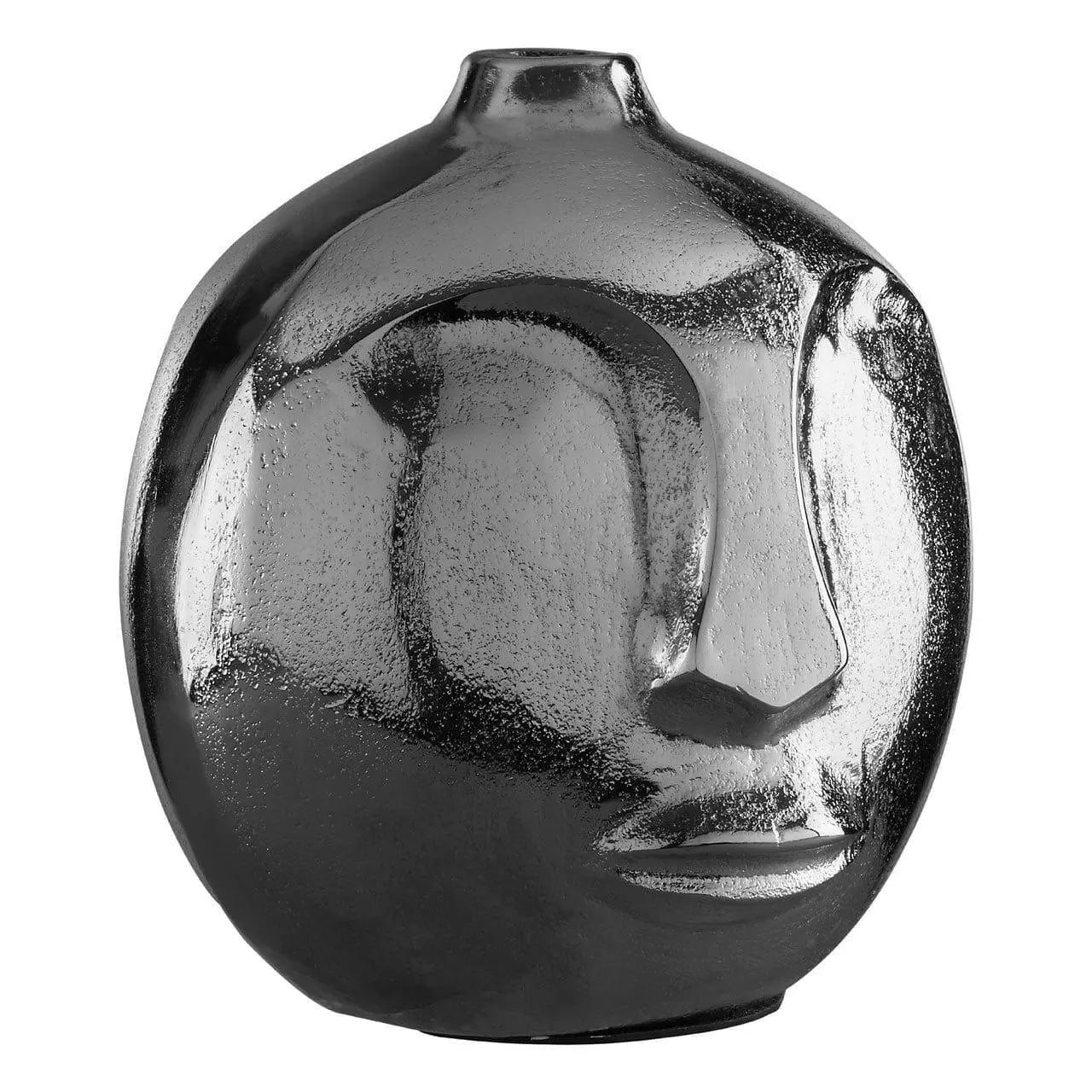 Vista large silver finish round vase Home Store Living