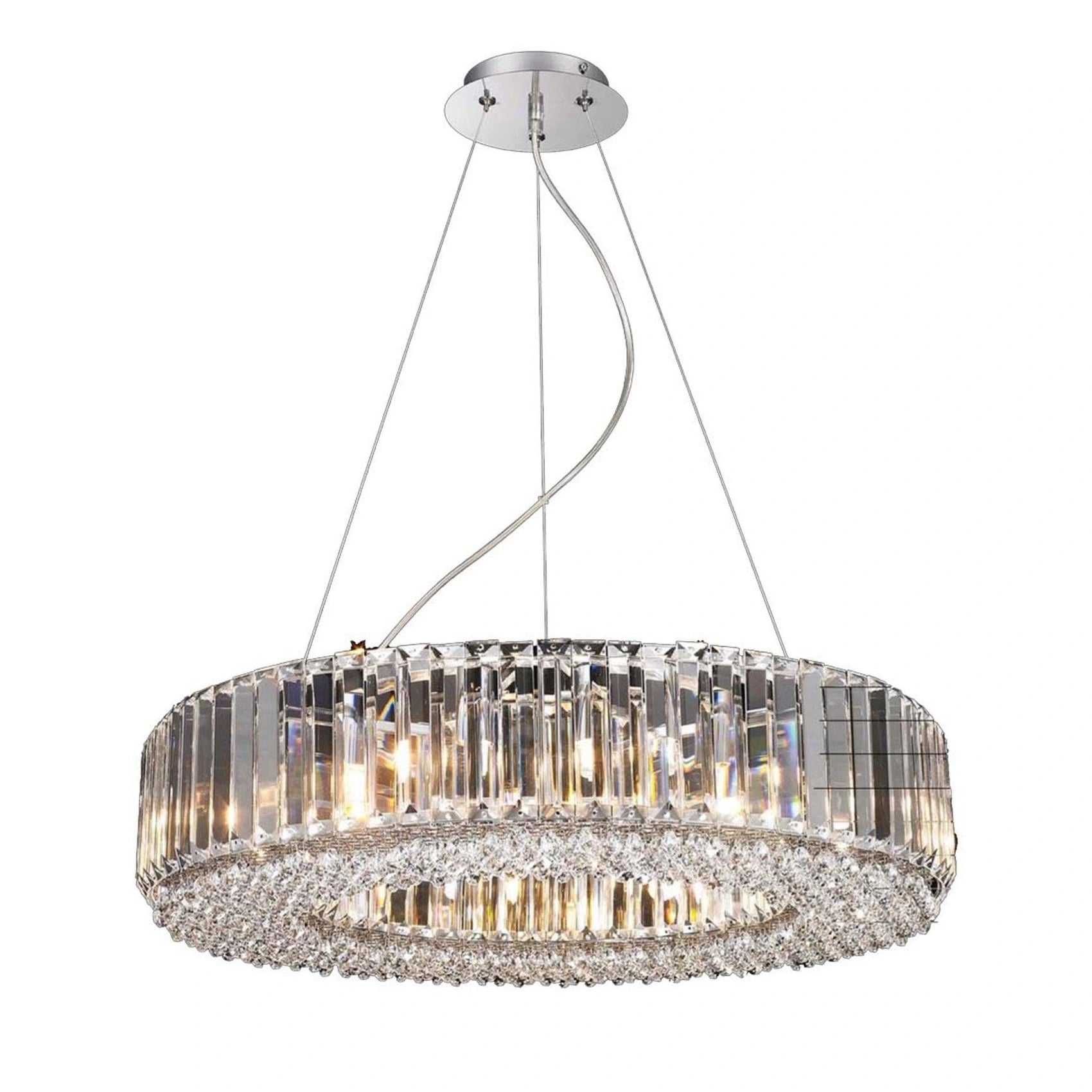 Andora 12 Light Crystal Pendant Ceiling Light Bravo Lighting