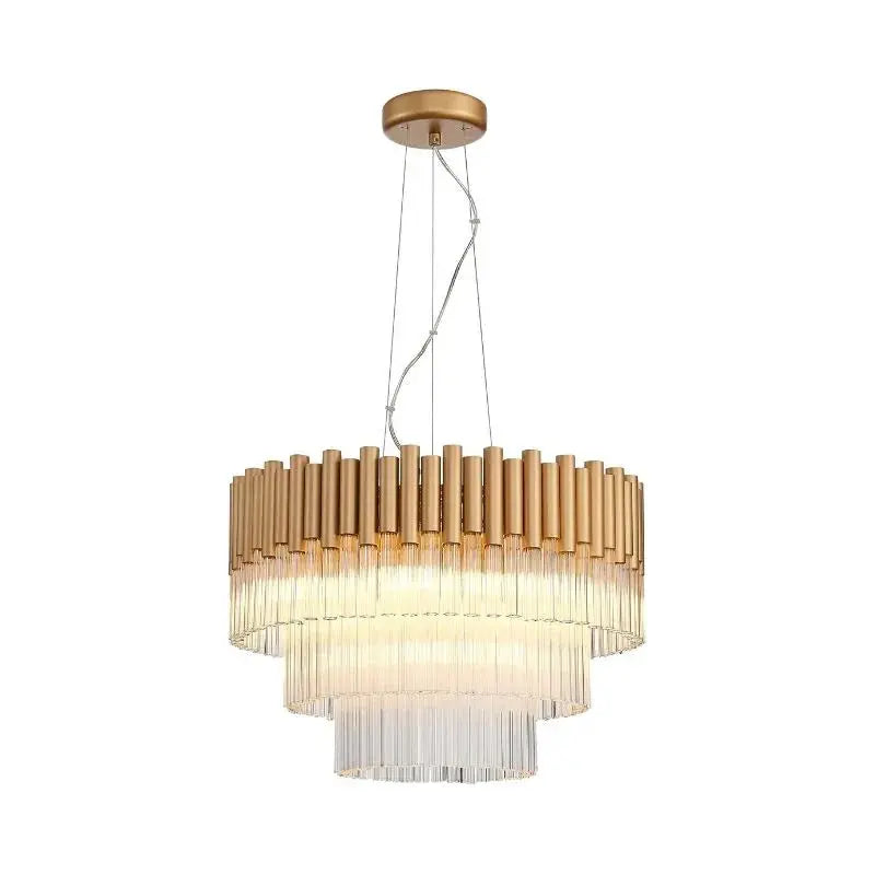 Harrison Matte Gold & Glass Ceiling Light Home Store Living