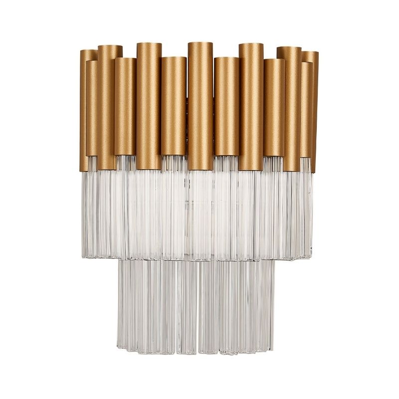 Harrison Gold & Glass Wall Light Home Store Living