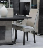 Trillo Italian Plain Fabric Dining Chair (Pair) Home Store Living