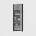 Hilton 3 Shelf LED Glass Cabinet san martino
