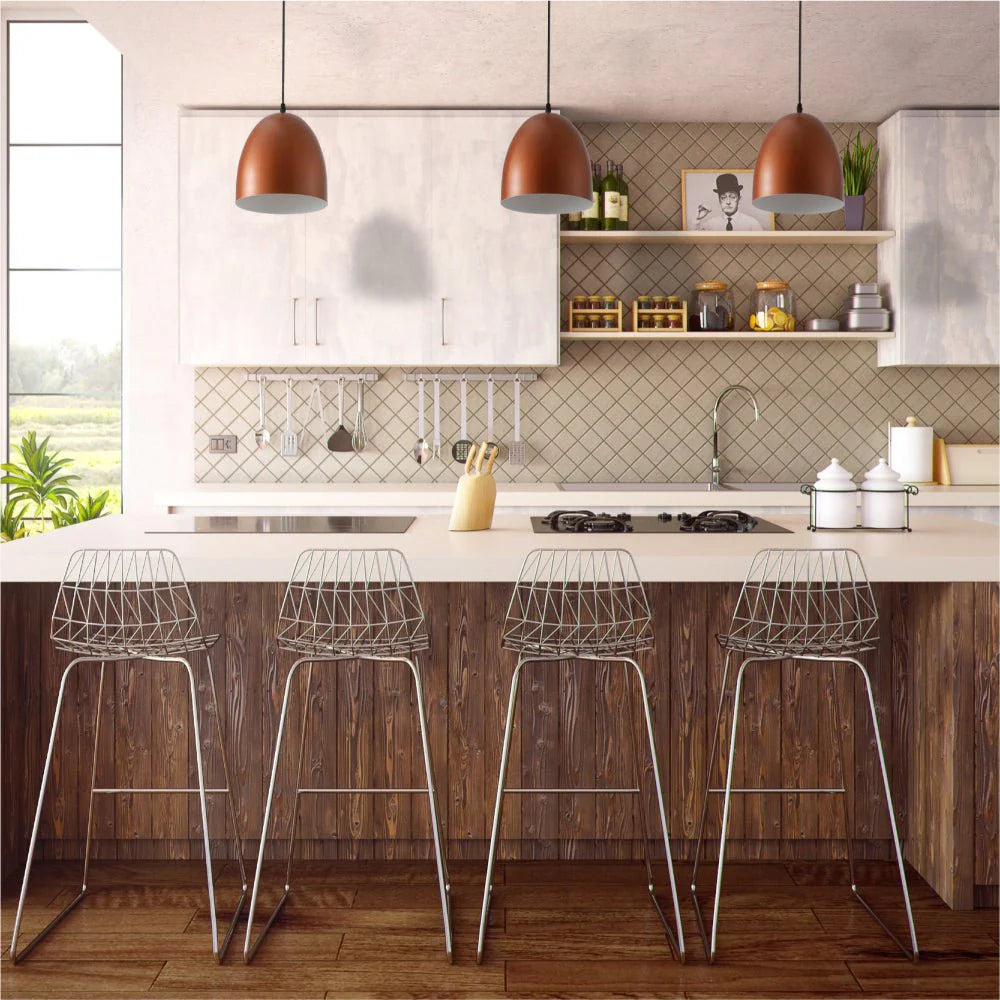 Antique Copper Dome Metal Pendant Ceiling Light Home Store Living