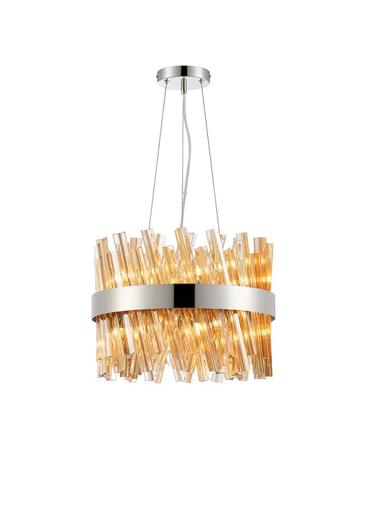 Camilla 10 Light G9 Round Pendant Light