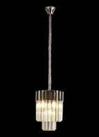Kiera Round Sculpted Glass Ceiling Light Range Home Store Living