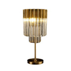 Kiera 3 Light Sculpted Glass Table Lamp Home Store Living