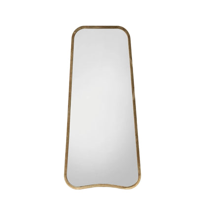 Kurva Leaner Gold Mirror 565x1230mm Home Store Living